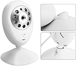 Babyphone mit Kamera für Babys, Sichere Babyüberwachung, 2,4 „pantalla LCD, monitor de bebé, Hohe Reichweite von 200m, TAG-automatische y Nachtsicht, zoom und Gegensprechfunktion, WLAN Teléfono de bebé - 5