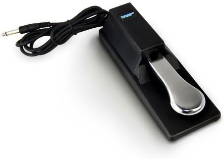 HQRP Footswitch compatible with Yamaha PSR-E323 YPT-320 DGX-505 YPG-225 YPT-410 PSR-S550 PSR-S500 PSR-293 DGX-500 DGX-305 Keyboard Sustain Pedal