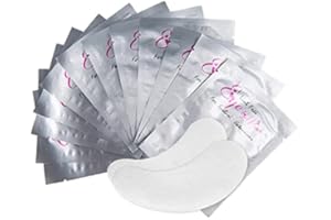 LUNAMOON 50 Paio Cerotti Gel per Estensioni Ciglia Eye Pads Occhio Gel Patch Ciglia Pads Occhi da Ciglia Finte Eye Gel Patches for Eyelash Extension Maschera Dei Occhi Strumenti Di Bellezza (Ragazza)