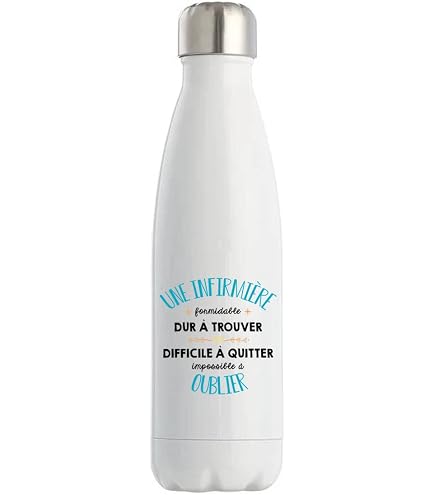 Mug Isotherme 1,2L Ministère Magie Beige - Bouteille Thermos Avec Paille Et Anse - Cadeau Personnalisé Hydratation