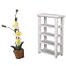 Produktbild Dcolor Regal und weisse Orchidee Blume 01.12 Puppenhaus Miniatur Moebel