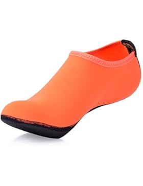 JACKSHIBO Herren Damen Barfuß Wasser Schuhe Unisex Aqua Shoes für Strand Schwimmen Surf Yoga Jungen Mädchen