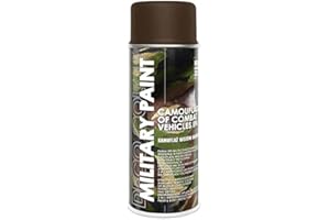 Deco Color 1 Stück 400ml Militär Army Militärlack Lackspray Nato Farbe wählbar (leder braun RAL 8027)