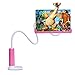 Produktbild Gjzww 8 Zoll 3D Handy Bildschirm Lupe HD Film Video Holz Korn AugenschutzSchatz Klapp bügel Verstärker Büro Familie Bett für alle Smart Phone-Screen Magnifier Projektor,Pink