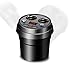 Produktbild Car Cup Ladegerät USB Car Charger Multi Funktion Auto Power Adapter Mit Dual USB Ports 3.1A Plus 2-Socket Zigarettenanzünder Splitter Mit Independent Switch Für Iphone Ipad, Android Samsung, GPS, Dashcam Schwarz