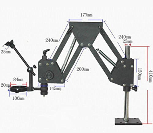 Microscope Jewelry Inlaid Stand Multi-Directional For Micro-Setting Tools
