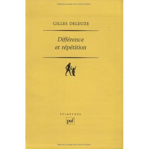 Lire Différence et Répétition de Gilles Deleuze : Lleres, Stéphane