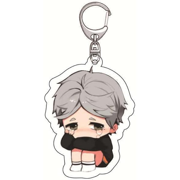 ObeyMe! Anime-Schlüsselanhänger-Set – 8 Acryl-Figuren Als Bunte Schlüsselbund-Deko
