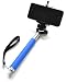 Produktbild Selfie Stange Hand Stativ Teleskop Stativ ausziehbar Stativgewinde Mono pod Selbstportait Phone Holder / in Blau von OKCS