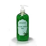 Aloe Vera Gel with pump dispenser - Natural skin treatment after sun, hair removal, shaving etc (500ml)