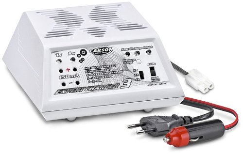 Preisvergleich Produktbild Carson Expert Charger 3 Akku Ladegrät Neue Version 606039