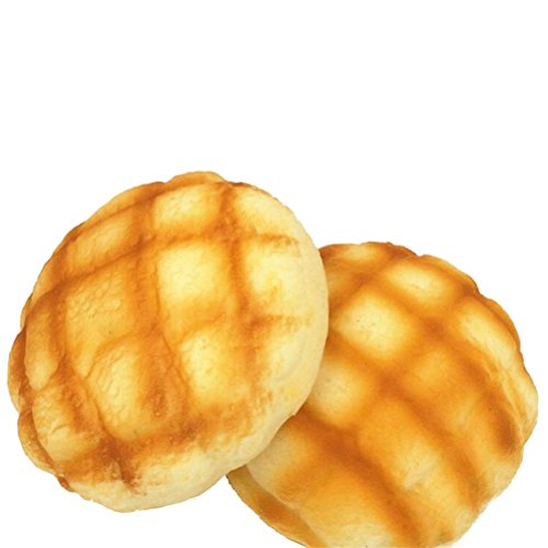 Pizies Squishy Toys,Jumbo Slow Rising Squishies,Stress Relief Super Soft Pineapple Bread Layer Cake 10CM