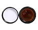 Leegoal(TM) 20 Gram Amber Empty Refillable Frosted Glass Cosmetic Cream Jar Pot Bottle Container,10pcs
