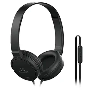 SoundMAGIC P10S Wired Over The Ear Headphone with Mic (Black/Gunmetal)