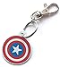 Produktbild personalisierbar lizensiertes DC Comics Marvel Comic Hero Easy Clip auf Schlüssel Ring. 32 mm. Captain America.