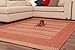 Produktbild Kayoom DESIGN FLACHFLOR STREIFEN TEPPICHE BAMBUS ORANGE MAIS OPTIK TEPPICH SISAL LOOK, Größe:160cm x 230cm