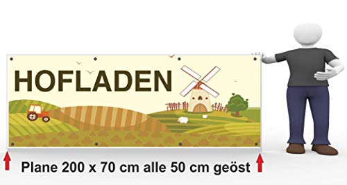 Hofladen - Striscione pubblicitario