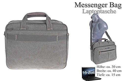 Schultertasche Aktentasche Flugbegleiter Laptop Umhängetasche Business Messenger Bag Notebook Tasche Black NEU … - 4