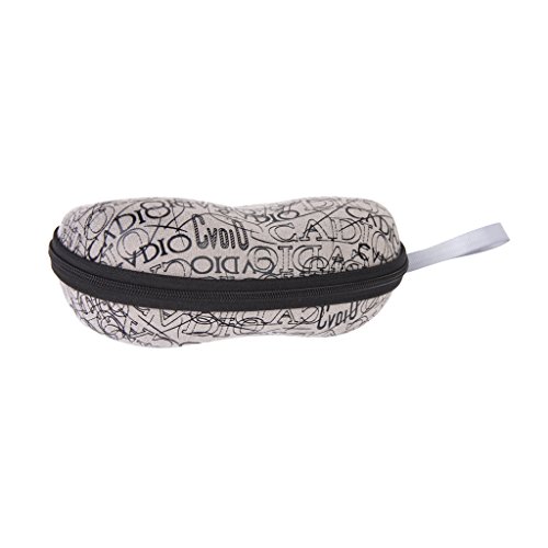 Preisvergleich Produktbild Brillenetuis Grau Schreiben Muster Brille Sonnenbrille Fall Schützen Kasten Speicher