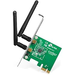 TP-Link TL-WN881ND - Adaptador PCI Express (300 Mbps, 2.4 GHz, 802.11n/g/b, 2 antenas desmontables)