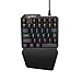 Produktbild MFY&CZ Einhand Tastatur USB Wired Bunte Ergonomische Gaming Tastatur 29 Tasten Professionelle 7 Farben LED Hintergrundbeleuchtung Mini Tragbare Spiel Tastatur Kleine PC Laptop Tastatur