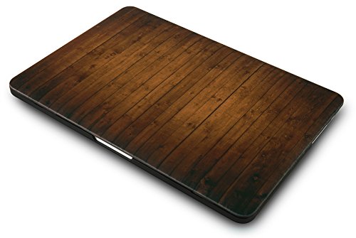 StarStruck MacBook Air 13 zoll Hülle Schutzhülle Case Cover A1369 / A1466 (Dunkelbraunes Holz) - 4