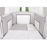 Babyzimmer Felix in akaziengrau 10 tlg. mit 3 türigem Kl. in Blossom Weiß/Grau - 8