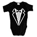 Funny Baby Grow Tuxedo Boy Babies Clothing Cool Fun Gift 18-24 Months Black