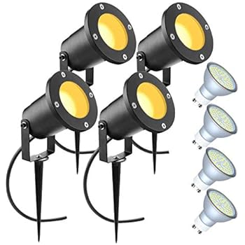 Set of 10 LED Garden Lights 3W 220V Outdoor Spotlight with Spike IP65