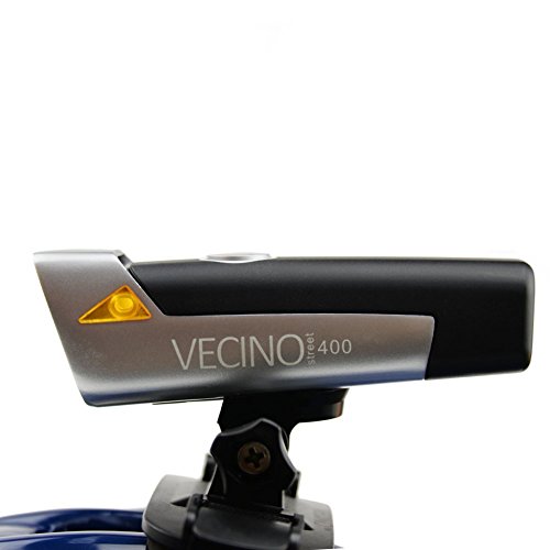 VECINO Street MTB LED Frontlicht, Helmlampe, Fahrradlicht, Fahrradlampe, Scheinwerfer, wiederaufladbar - 3