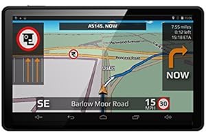 Aguri Car GT520 DVR LIVE sat nav with built-in dash cam with UK & Ireland mapping