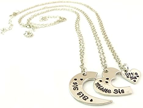 Big Middle Little Sis Necklaces - Sister