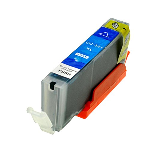 10 Druckerpatronen für IP7250 MG 5450 MIT CHIP und Füllstandanzeige für Canon Pixma MG6350, MX725, MX925, kompatibel zu PGI550BK , CLI551C , CLI551M, CLI551Y und CLI551BK - 4