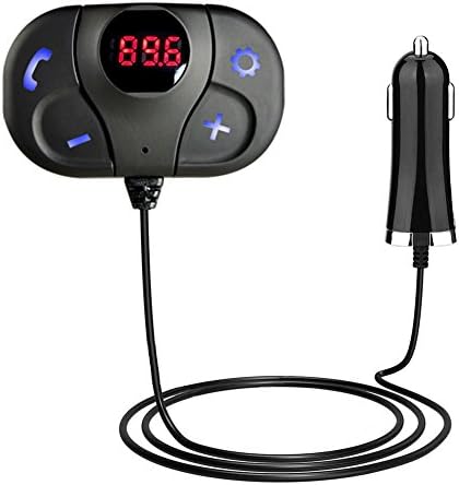 Bluetooth FM Transmitter Wireless Car Adapter, USB Car Charger Hands Free Calling Car Kit for iPhone,Samsung,Android.