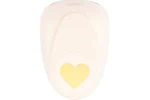 Vaessen Creative Perforatrice de Papier, Taille XXL, Coeur, Pour Projets DIY, Scrapbooking, Création de Cartes et Plus