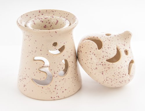 Berk KH-281 Räucher-Zubehör – Om Räucherstövchen aus Ton mit Schale und Sieb - 2