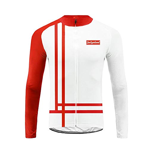 Uglyfrog Frühling Jersey Fahrradtrikot Polyester Gemütlich Langarm Shirt Herren Breathable Radfahren Fahrrad Lange Hülsen Fahrrad Hemd Männer Langarm Fahrradbekleidung Radfahren