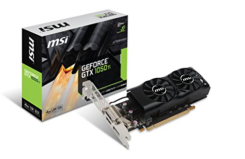MSI GeForce GTX 1050 TI 4GT LP 4GB Nvidia GDDR5 1x HDMI  1x DP  1x DL-DVI-D  2 Slot Low Proflie  Afterburner OC  Nvidia G-Sync  Grafikkarte