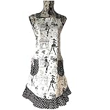 Tablier de cuisine rétro chic femme année 50 vintage Paris