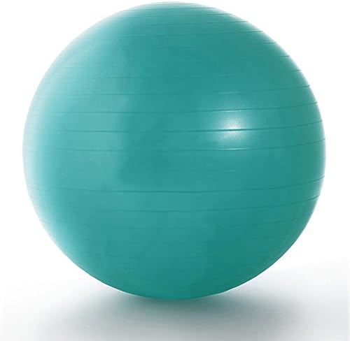 Active Balance Exercise Ball -Anti-Burst&Anti-Slip Durable Best Exercise Ball For Yoga Stability Ball Workouts & Pilates 2000lbs Extra Thick Core Cross Training Ball for Office and Home in Three Style ( Color : Blue 55cm )