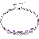 Nilu's Collection Heart Adjustable Bracelet For Women | Anti-Allergy ,Anti-Tarnish