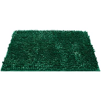 DealMux saugfähige weiche Shaggy Nicht Beleg Badmatte Badezimmer Dusche