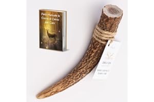 MANITA Corno di Cervo per Cani XS, Masticativi Naturali per Cani 100% Naturali, Gioco per Cani Relax, Qualità Garantita (da 25 a 50gr) SCANSIONARE QRCODE ETICHETTA X VISIONARE EBOOK IN OMAGGIO!