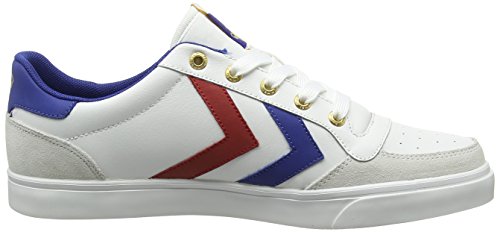 Hummel Sneaker Unisex Erwachsene – STADIL LOW – Freizeitschuh Schwarz & Weiß – Halbschuh Leder / Velour – Klassik Turnschuh – Sneaker Comfort Sohle - 7