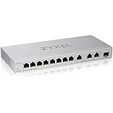 Zyxel Switch a 12 porte Web-Managed Multi-Gigabit include 3 porte da 10 G e 1 porta da 10 G SFP+ [XGS1250-12]