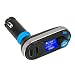 Magicdeal Bluetooth Handsfree FM Transmitter Receiver Mp3 Player 2-USB Charger Silver RS.1290.00