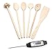 Produktbild Lantelme 7 Tlg Set Digital Einstich Koch Braten Thermometer Küchenhelfer Kochbesteck Holz Kochlöffel 4702