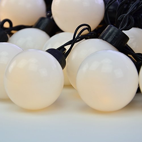 20er LED Lichterkette Partybeleuchtung Biergarten Stimmungslichter außen (warmweiß) - 3