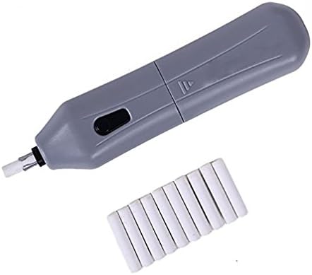 Electric Eraser Kit, Automatic Portable Pencil Eraser, 10 Eraser Refills, Eraser (Gray)