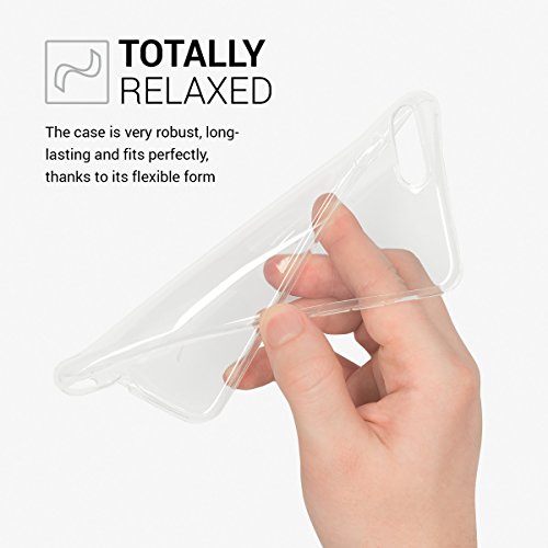 kwmobile Funda para Apple iPhone 7 Plus   8 Plus - Case para m  vil en TPU silicona - Cover trasero en transparente